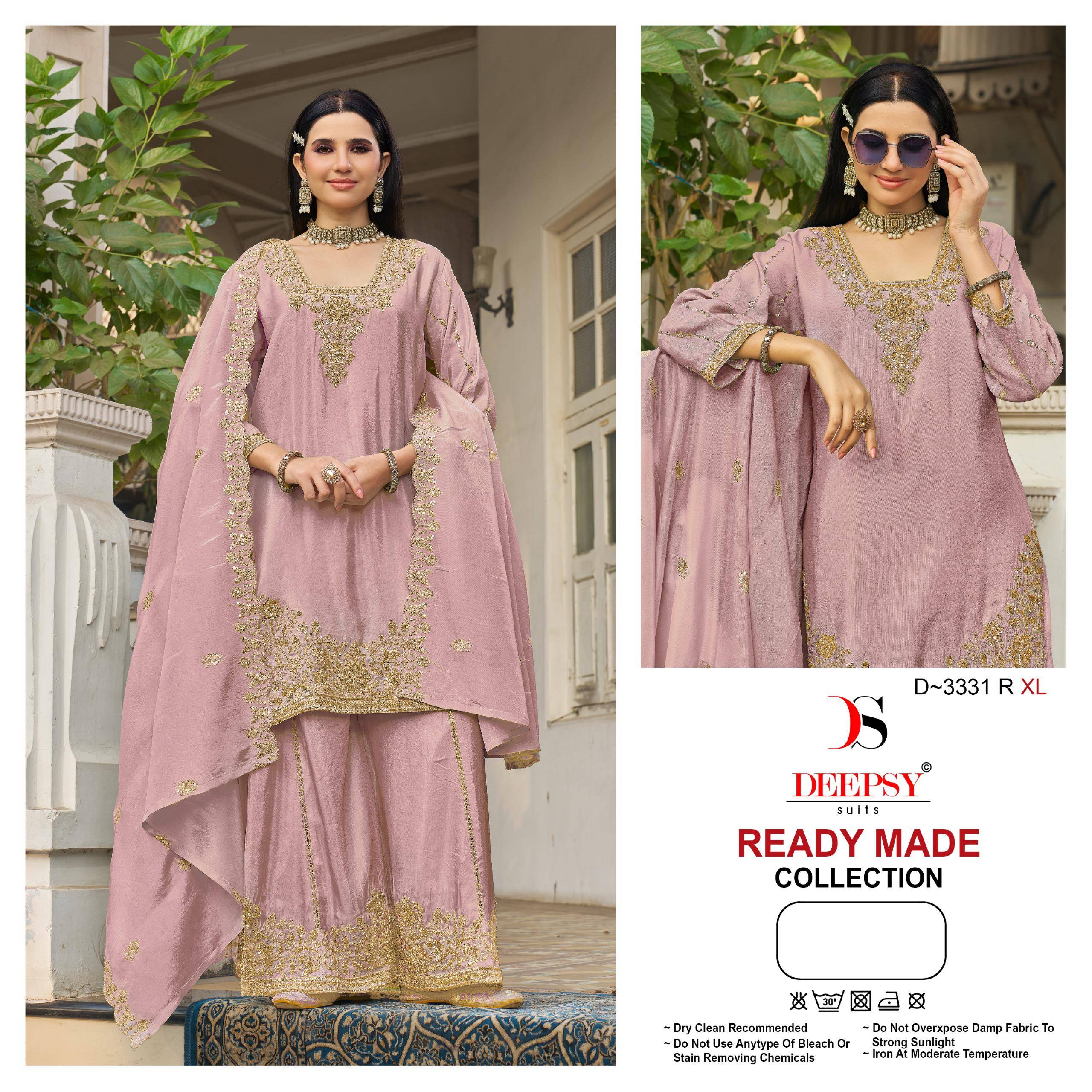 D-3331 by  DEEPSY SUITS 3331Q To 3331T Series Designer Pakistani Suits Pure Viscouse Dresses At Wholesale Price